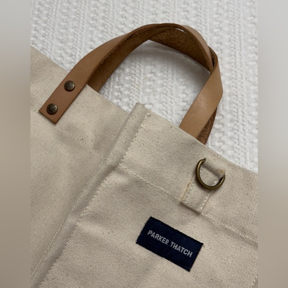 Parker Thatch Medium Mimi Tote Monogrammed ECM Classic Designer Casual - Picture 4 of 13